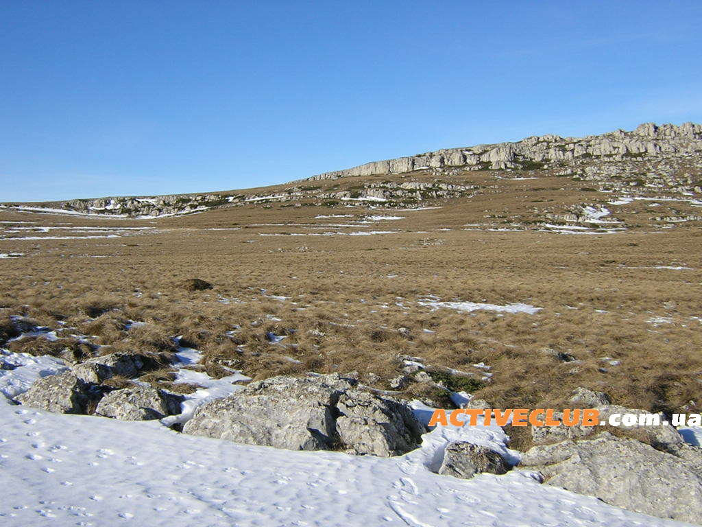 Фото на верхнем плато Чатырдага