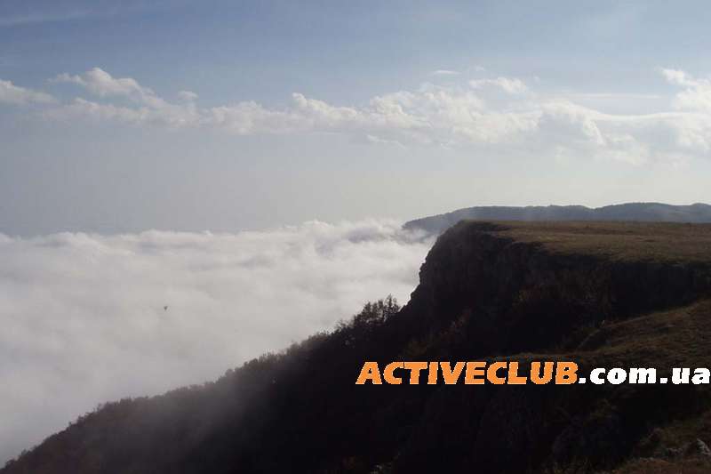 Фото туман ниже плато Тырке